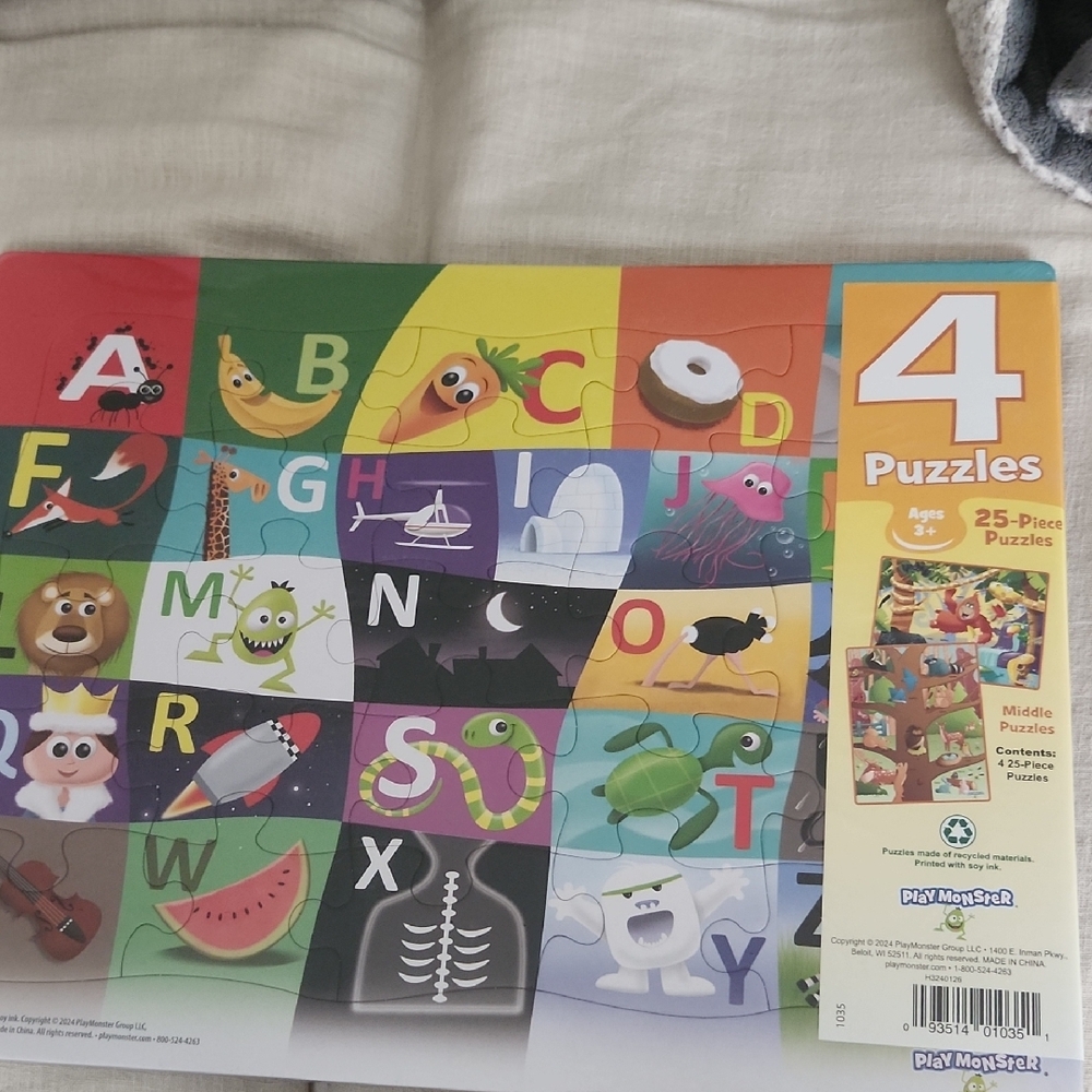 Alphabet Puzzle Set - Multicolor